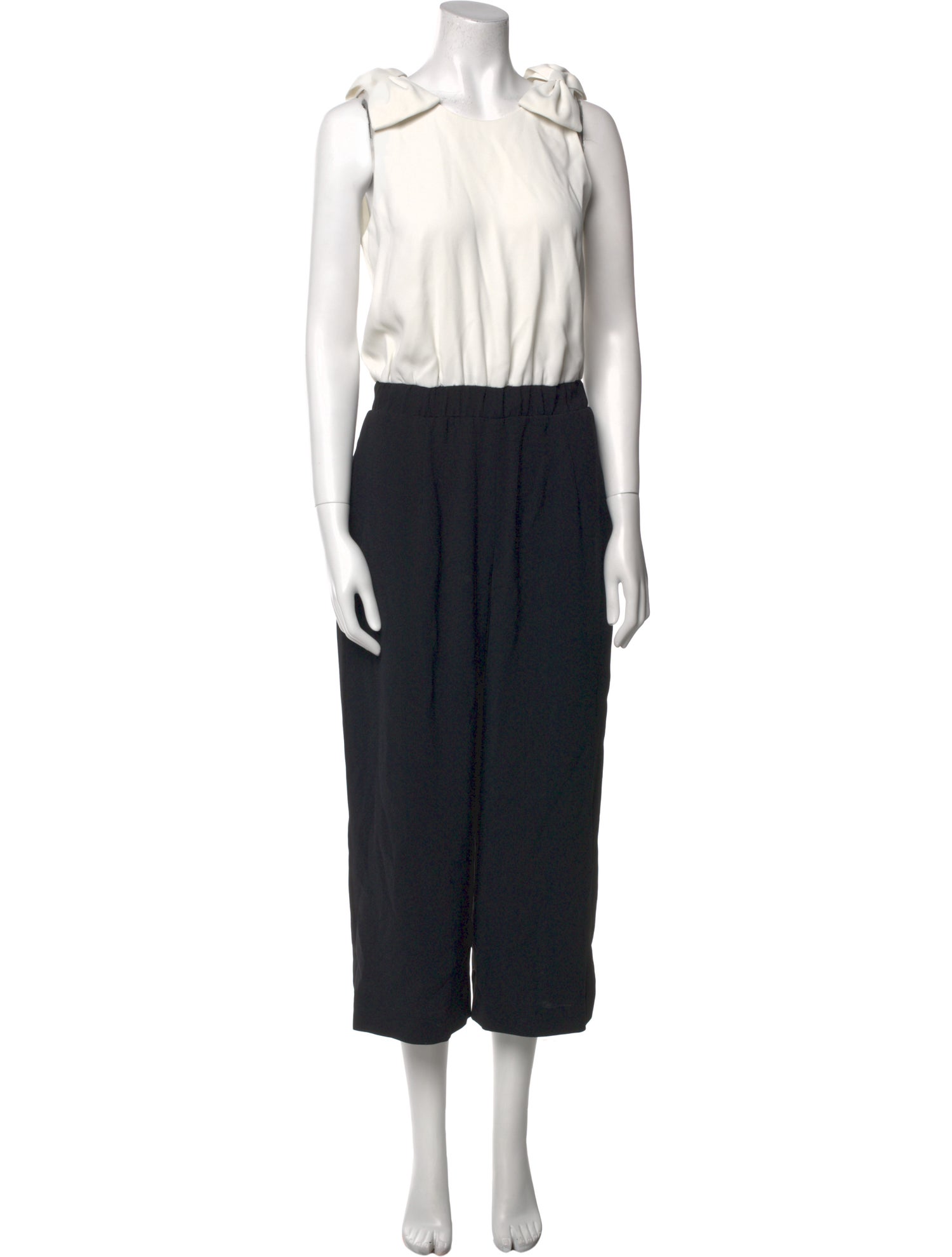 Ted Baker Colorblock Pattern Crew Neck Jumpsuit