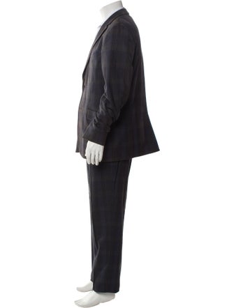 Ted Baker Plaid Print Two-Piece Blazer