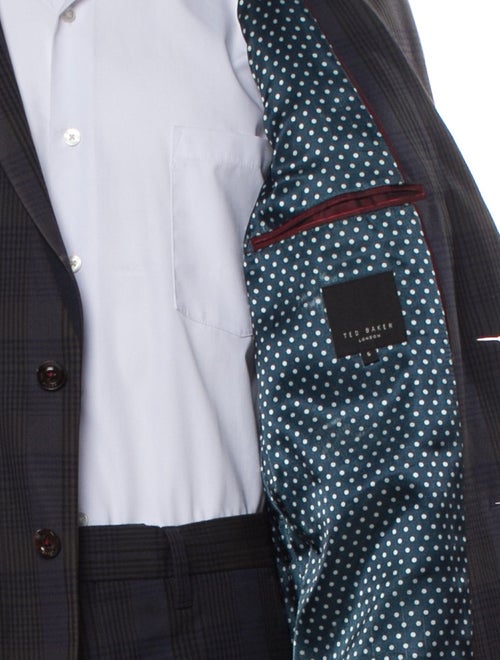 Ted Baker Plaid Print Two-Piece Blazer