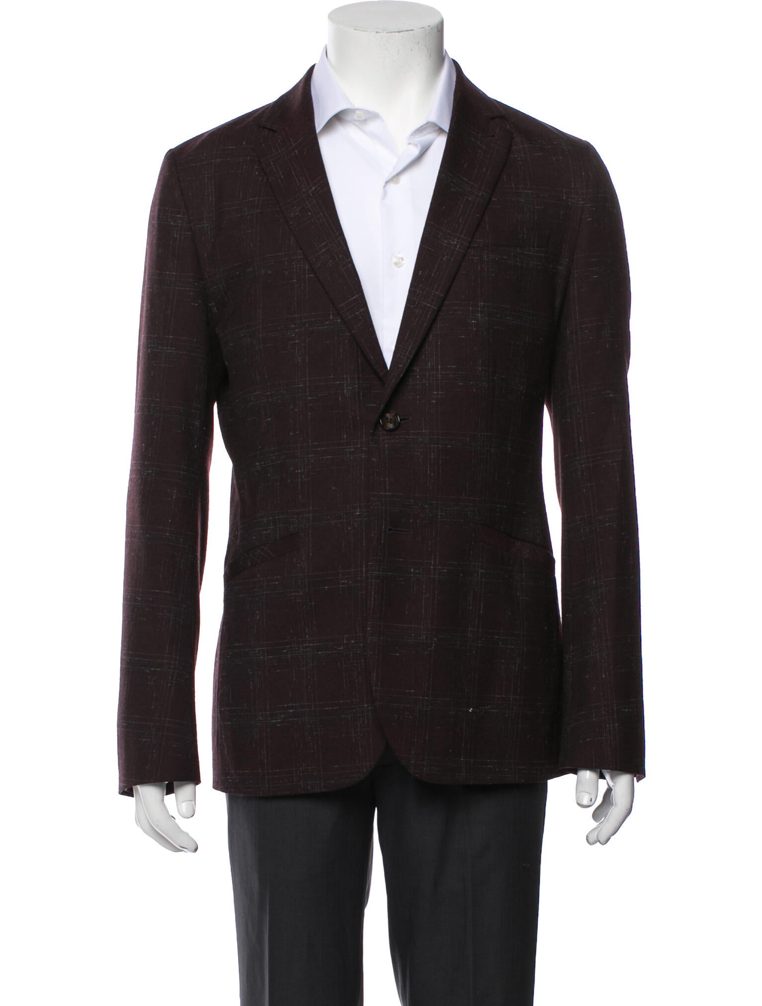 Ted Baker Plaid Print Blazer