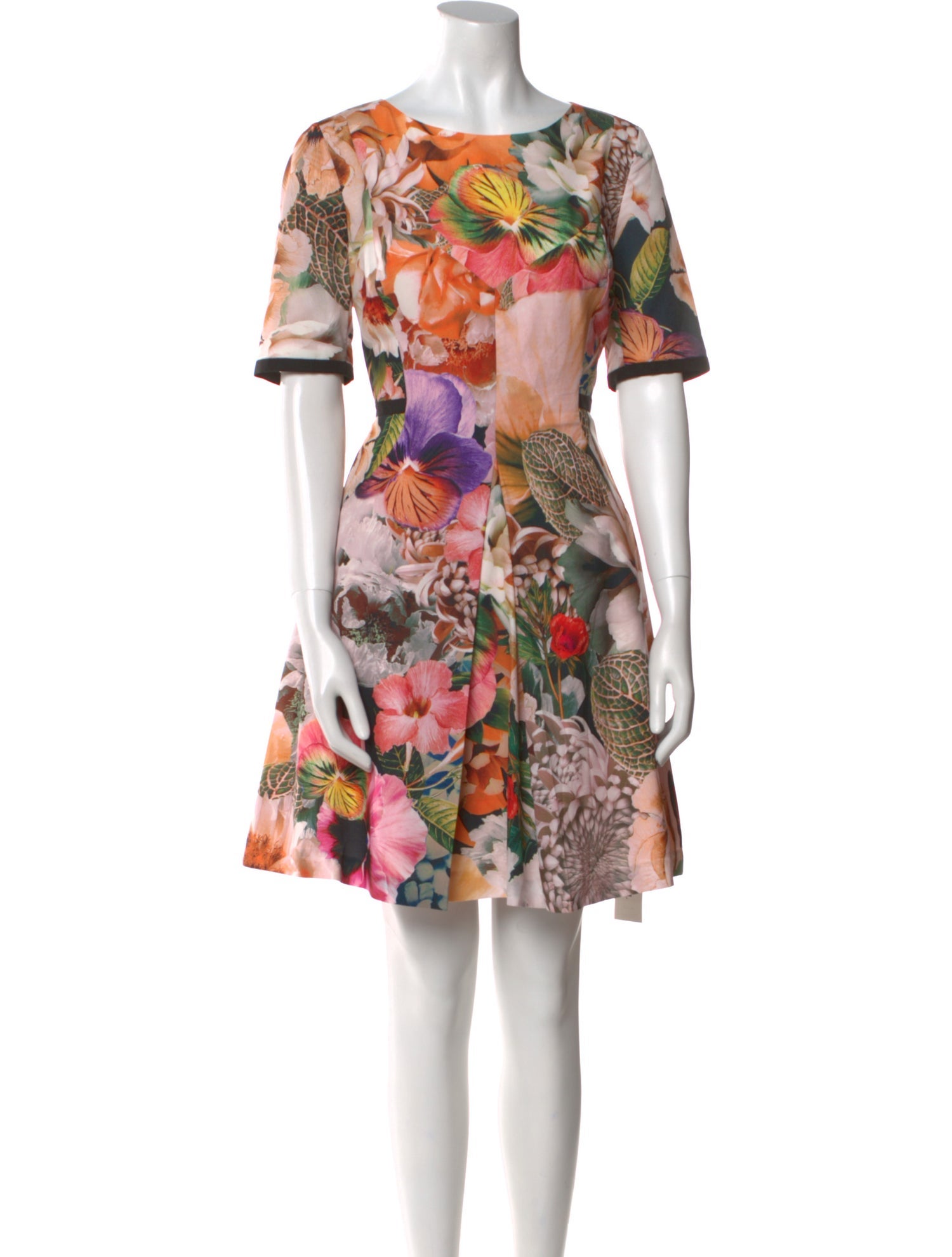Ted Baker Floral Print Mini Dress