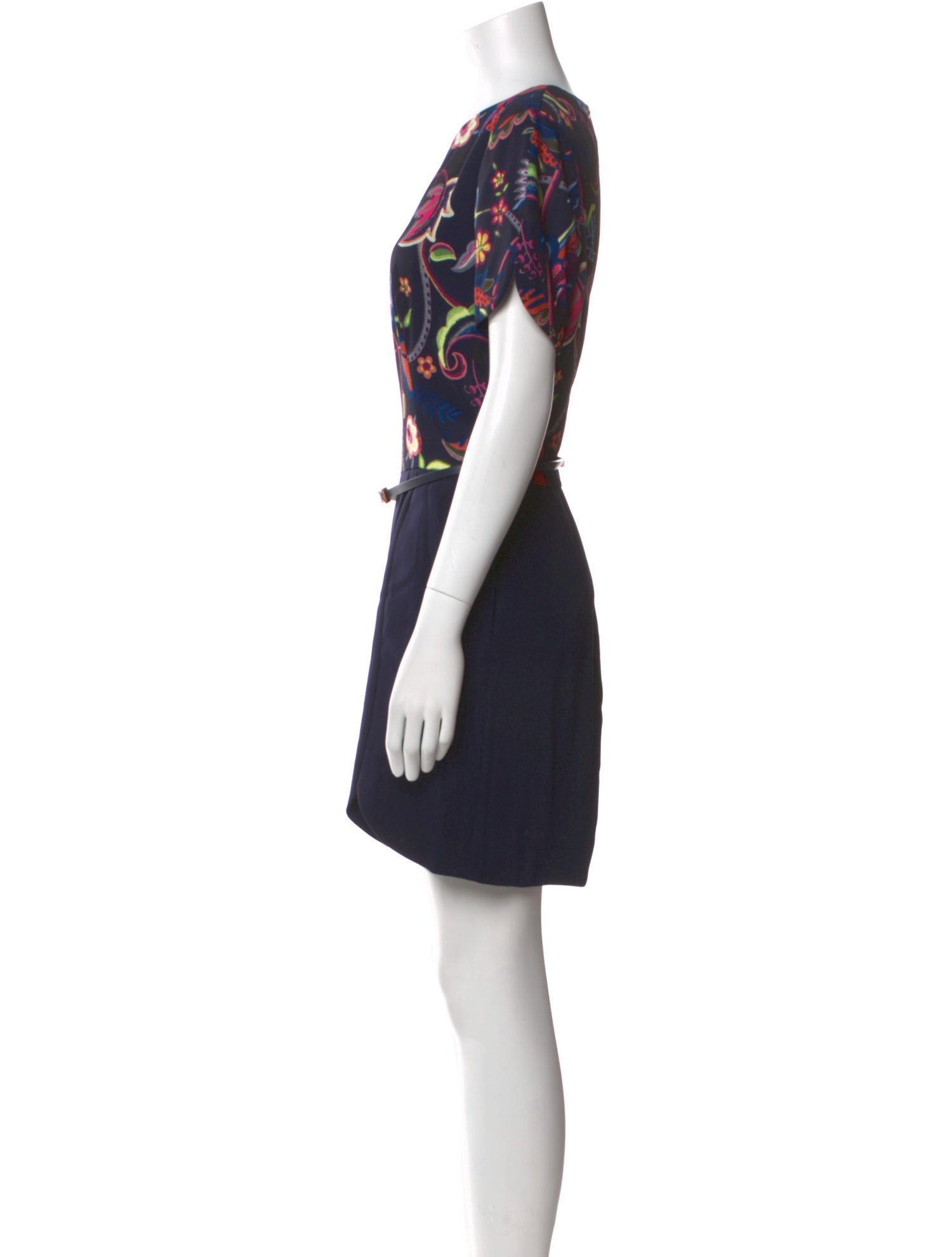 Ted Baker Floral Print Crew Neck Romper w/ Tags