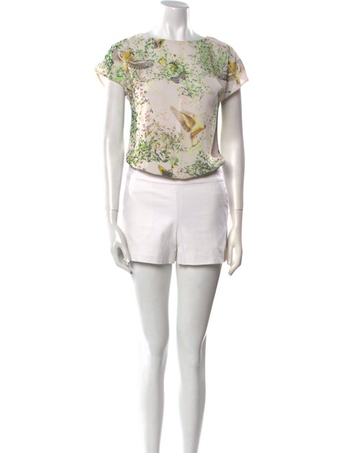 Ted Baker Printed Crew Neck Romper