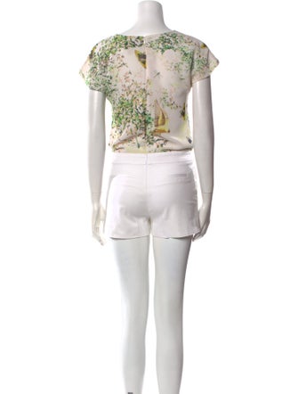 Ted Baker Printed Crew Neck Romper