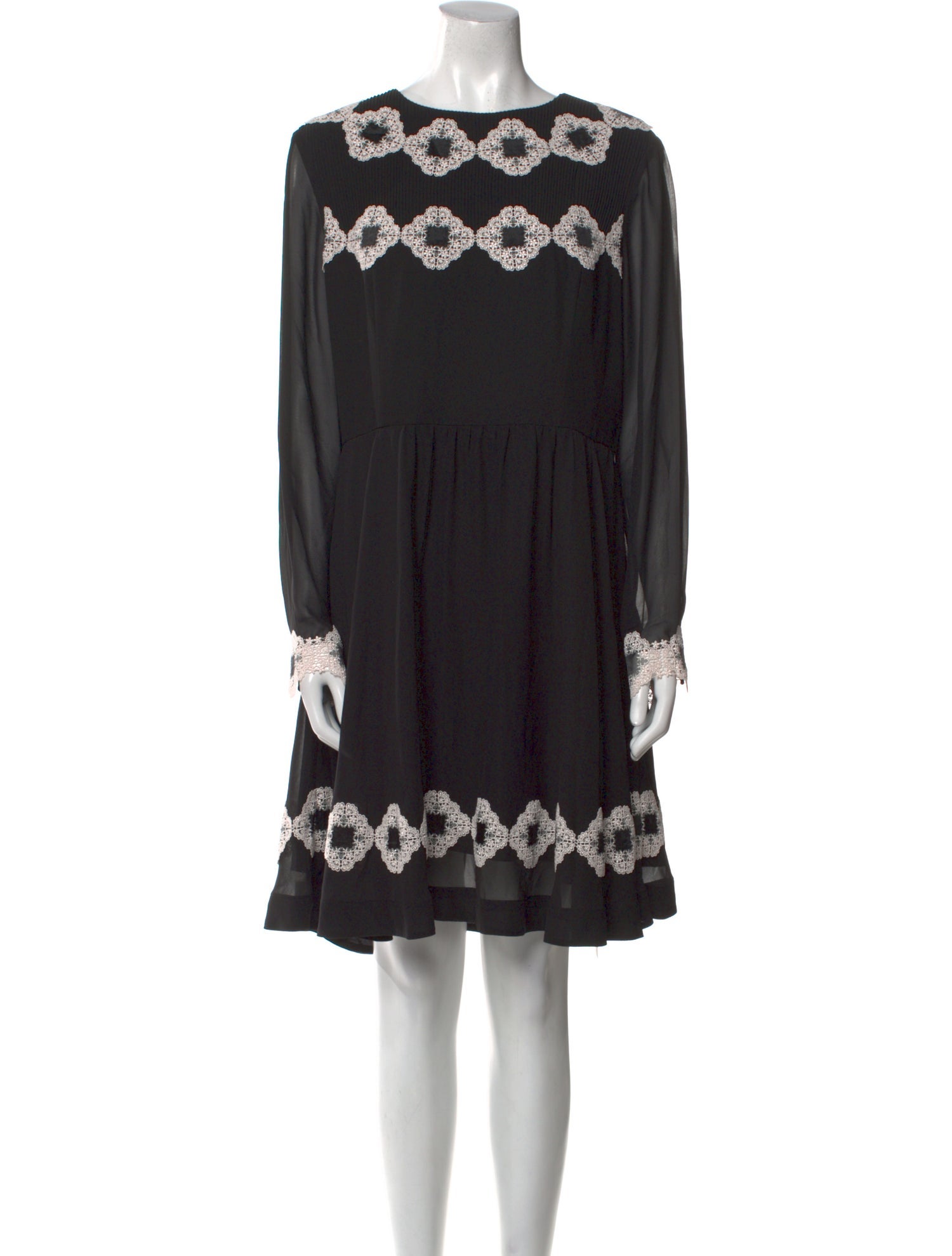 Ted Baker Crew Neck Knee-Length Dress