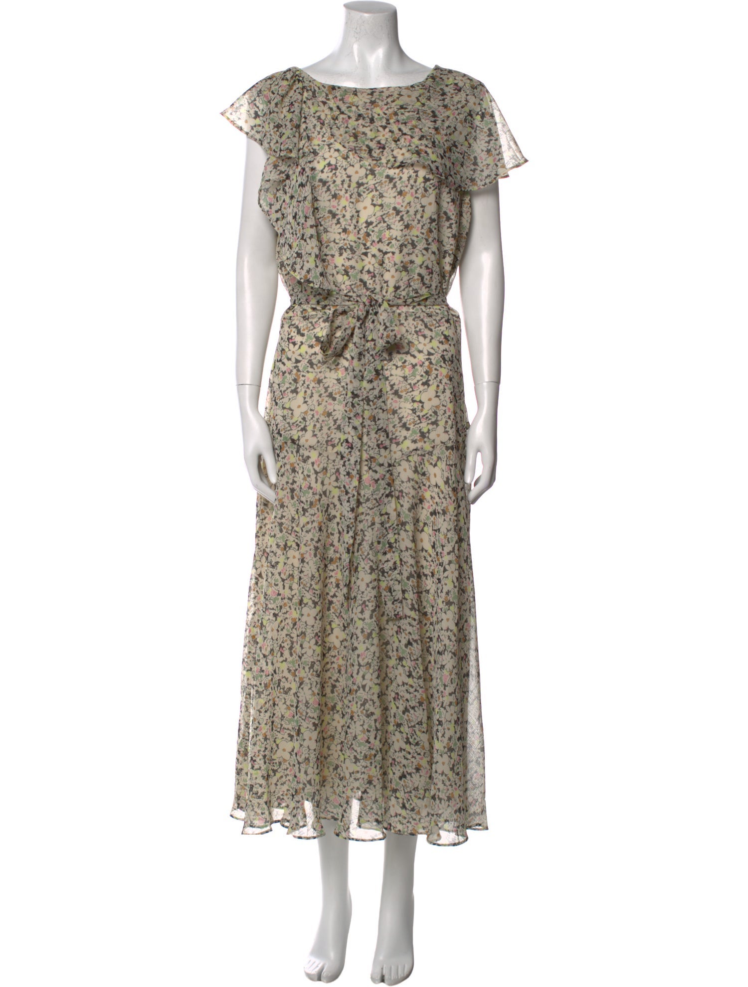 Ted Baker Floral Print Long Dress