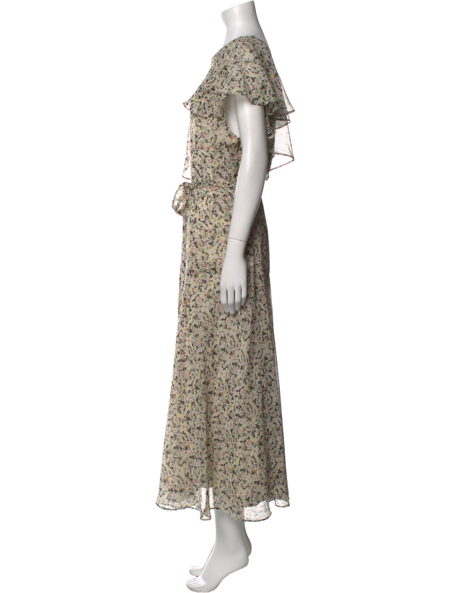 Ted Baker Floral Print Long Dress