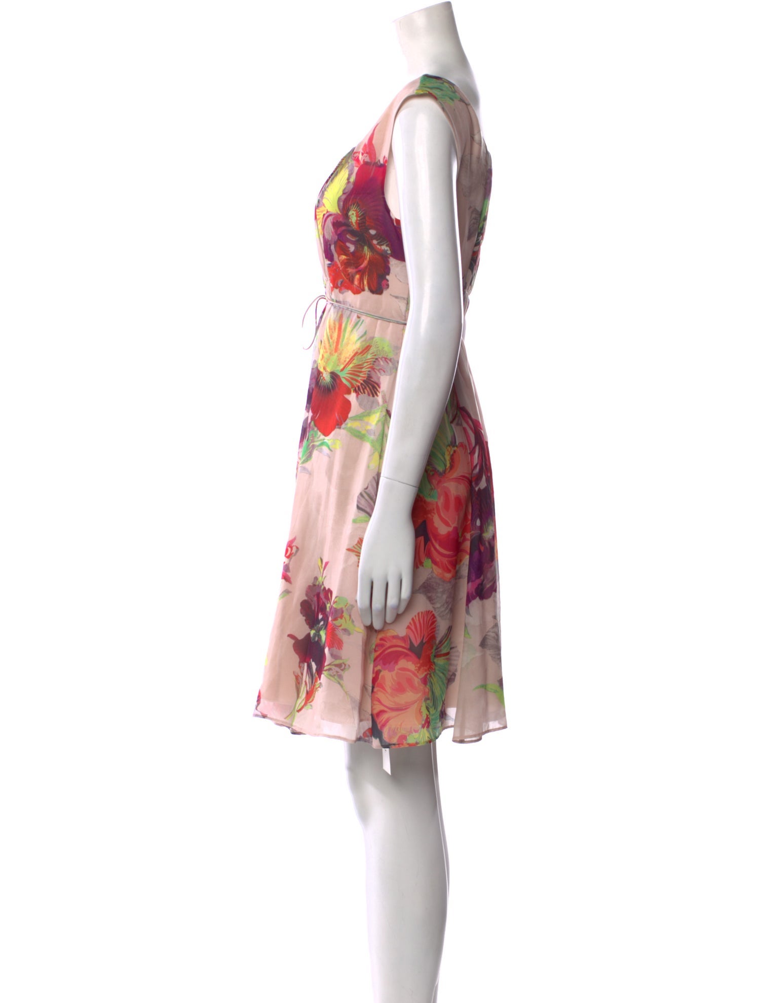 Ted Baker Floral Print Mini Dress