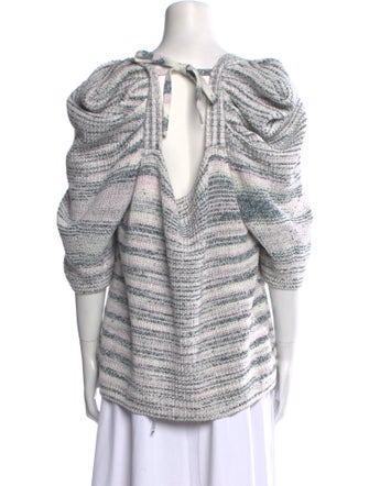 Ted Baker Striped Scoop Neck Sweater