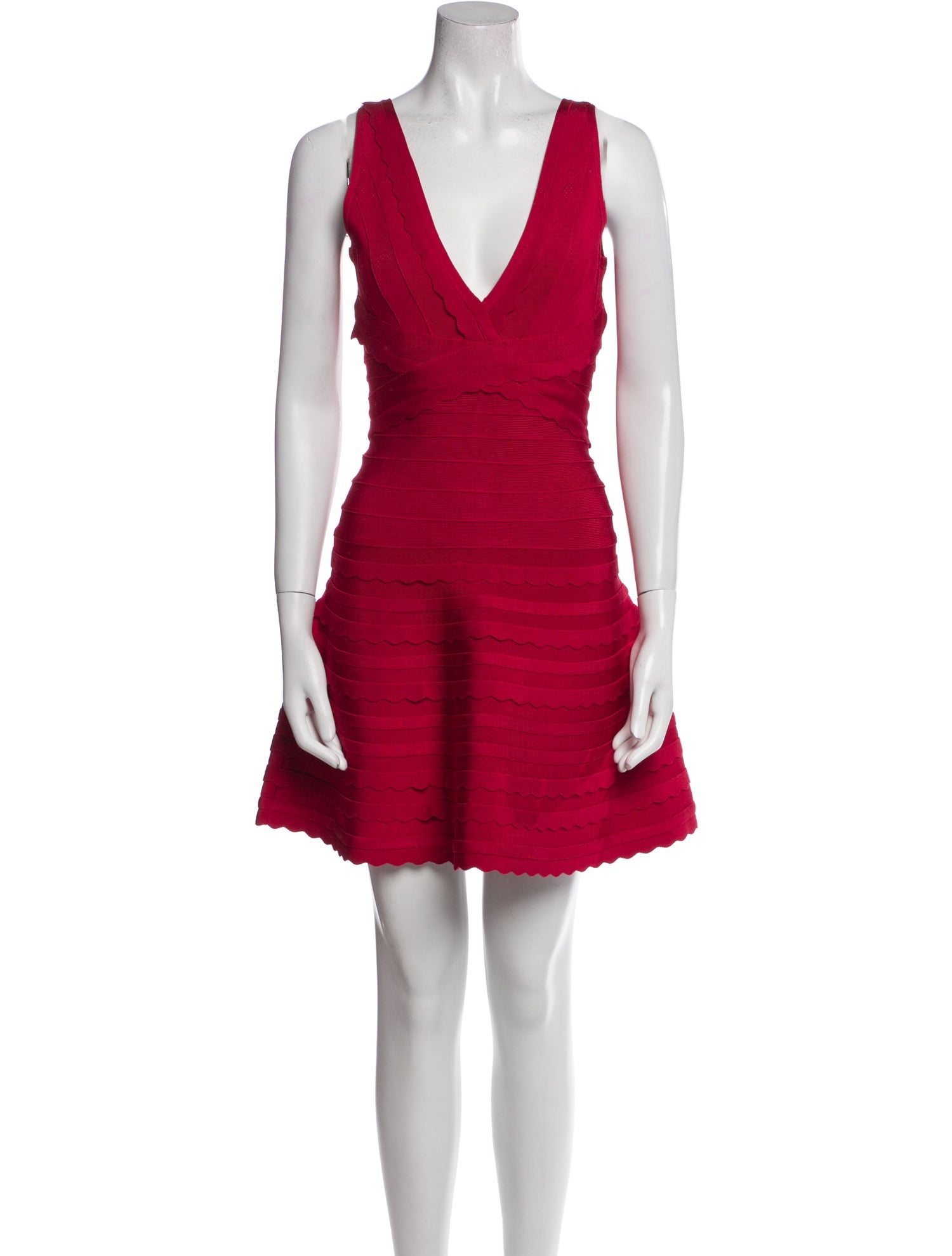 Ted Baker V-Neck Midi Length Dress