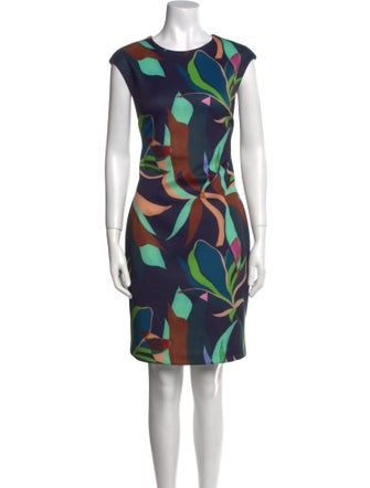 Ted Baker Printed Knee-Length Dress