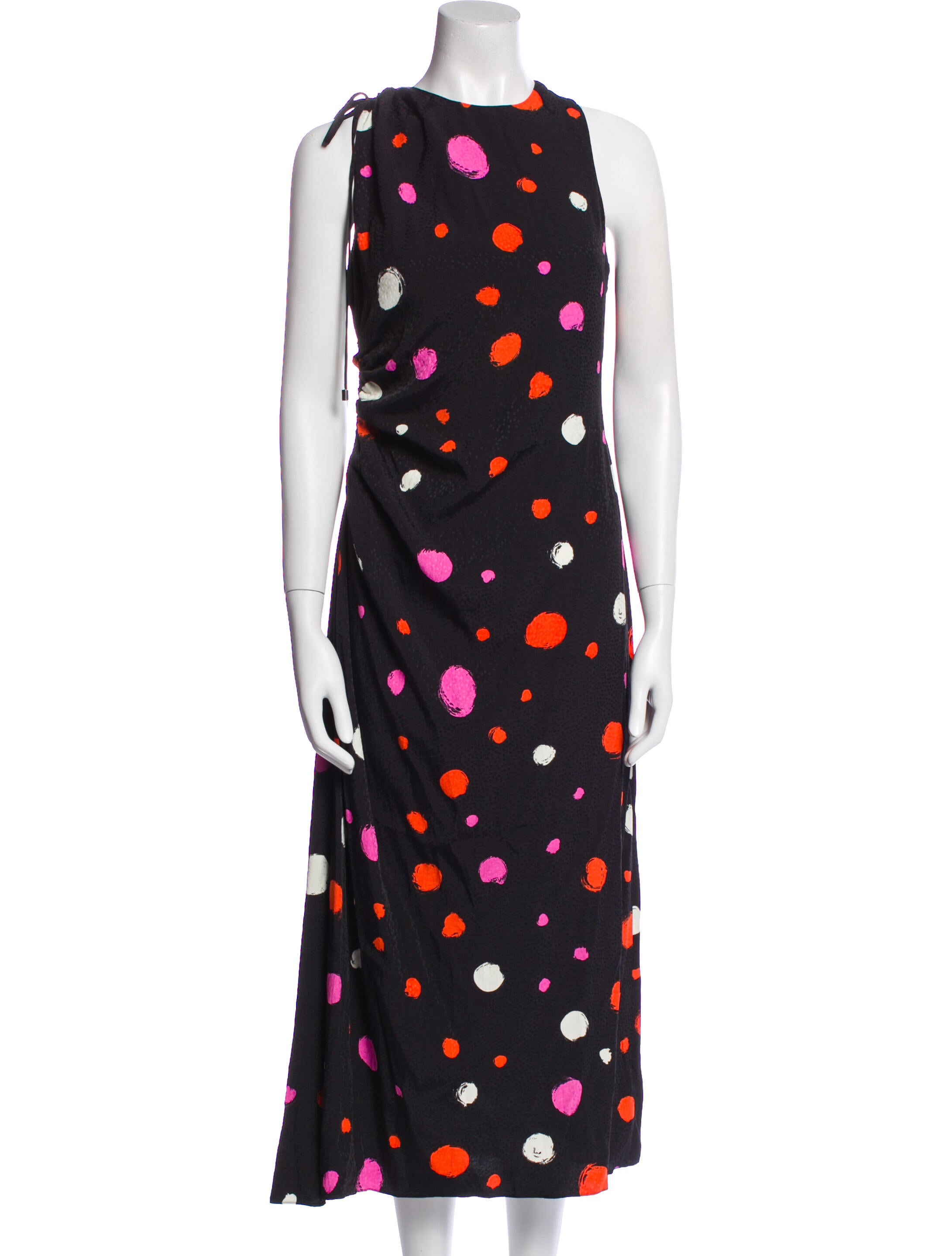Ted Baker Polka Dot Print Long Dress