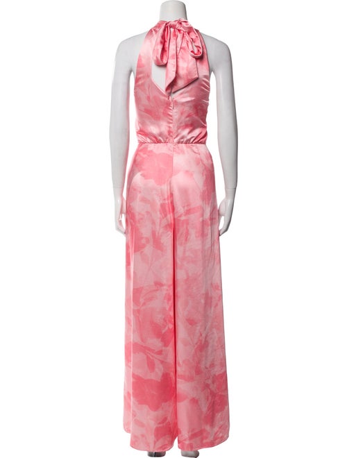 Ted Baker Printed Mock Neck Jumpsuit