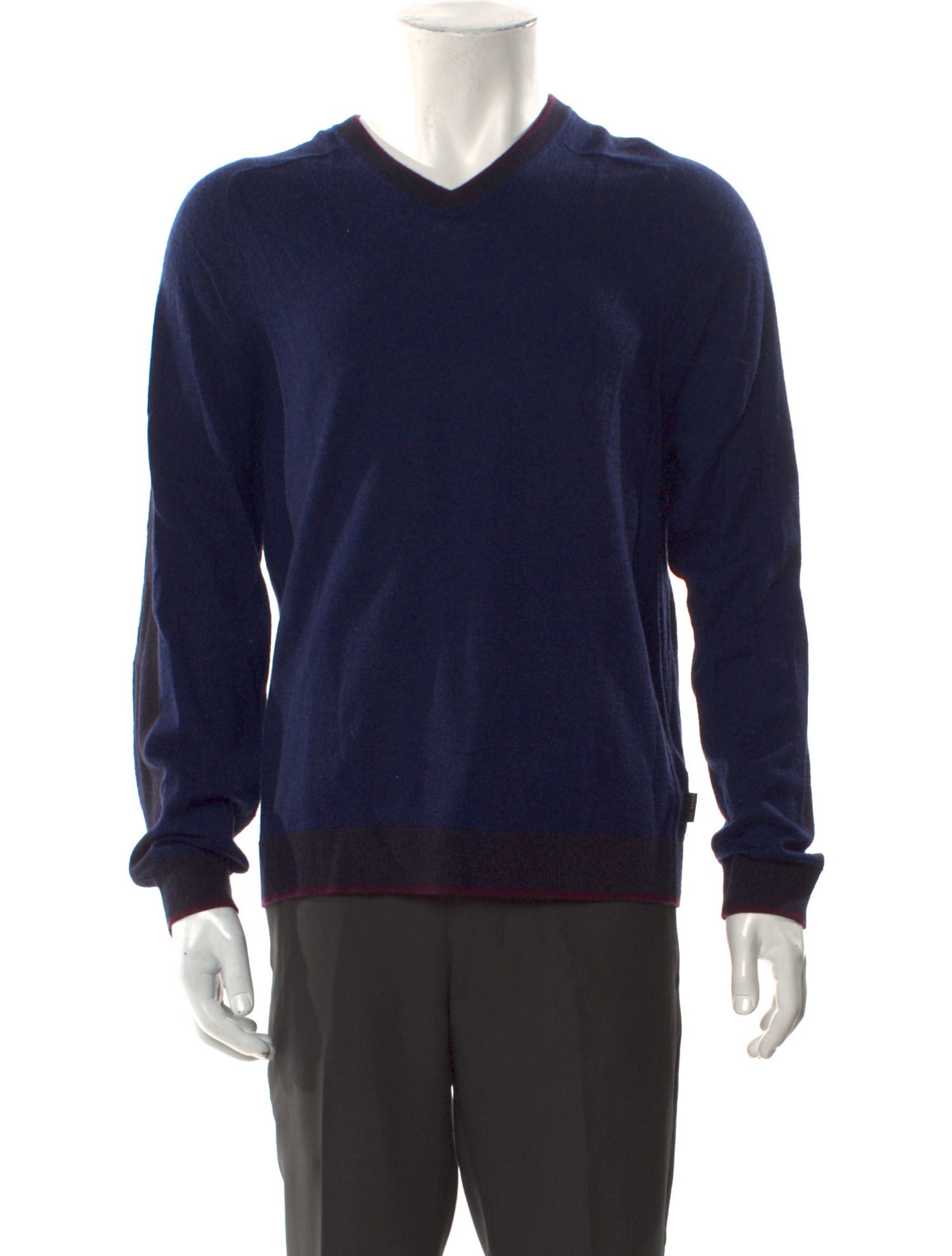 Ted Baker V-Neck Long Sleeve Pullover