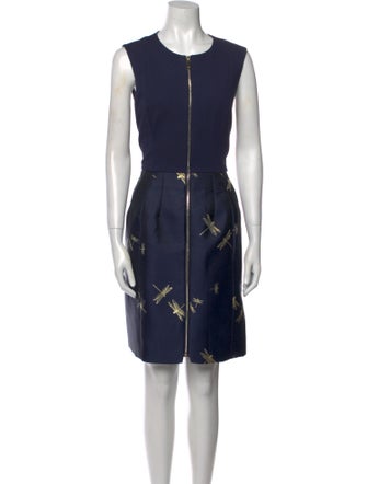 Ted Baker Printed Knee-Length Dress