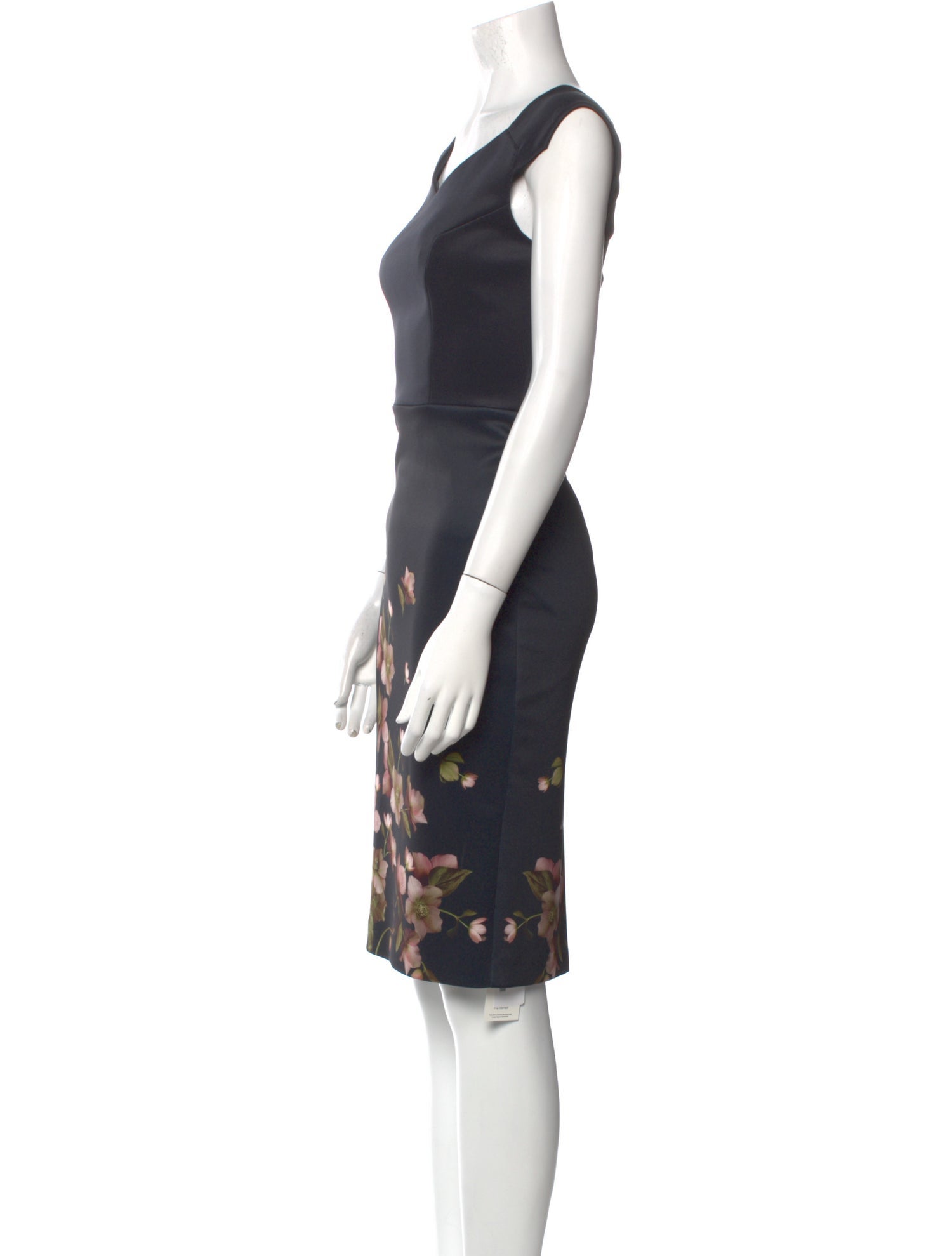 Ted Baker Floral Print Knee-Length Dress