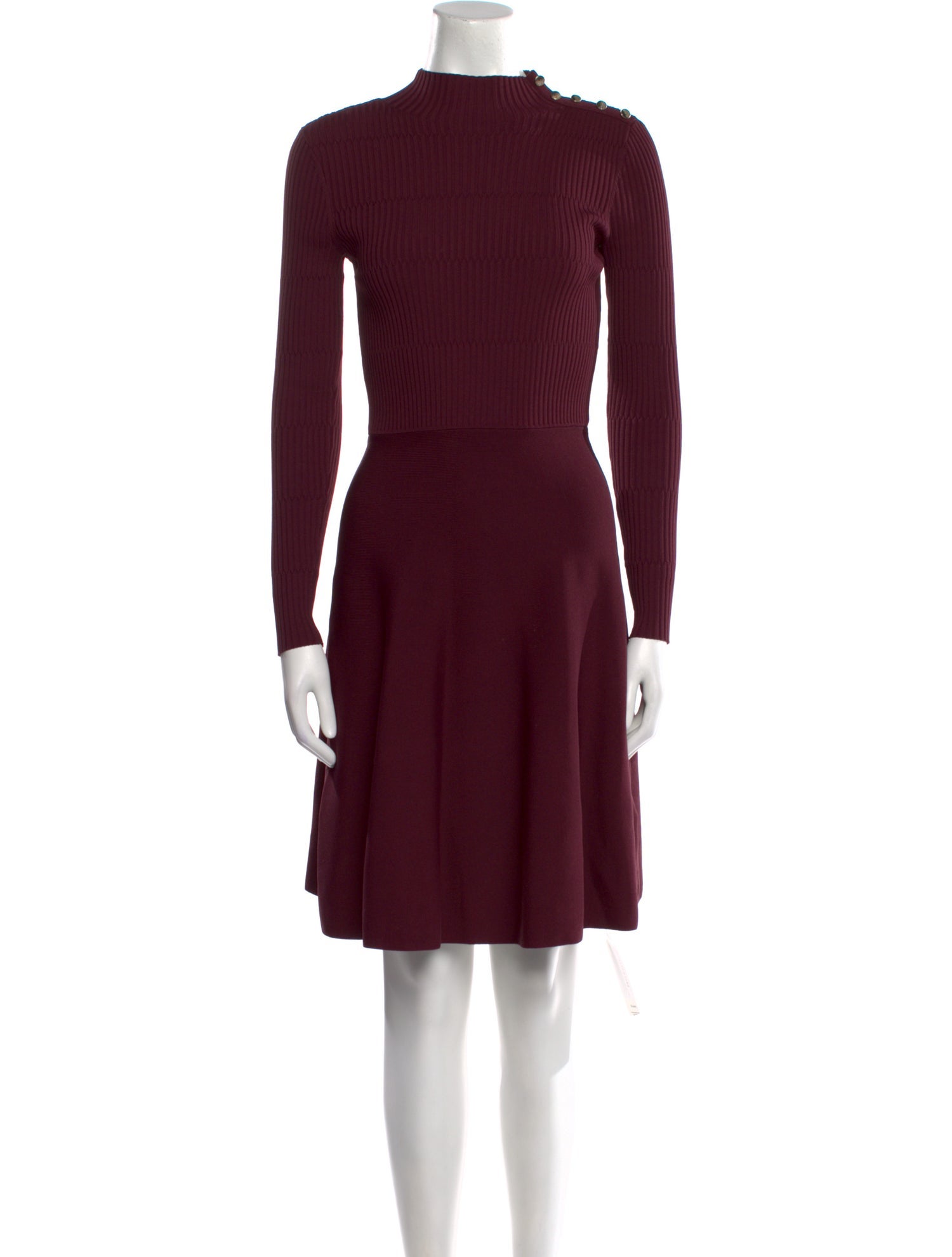 Ted Baker Mock Neck Mini Dress