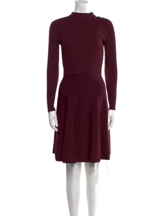 Ted Baker Mock Neck Mini Dress