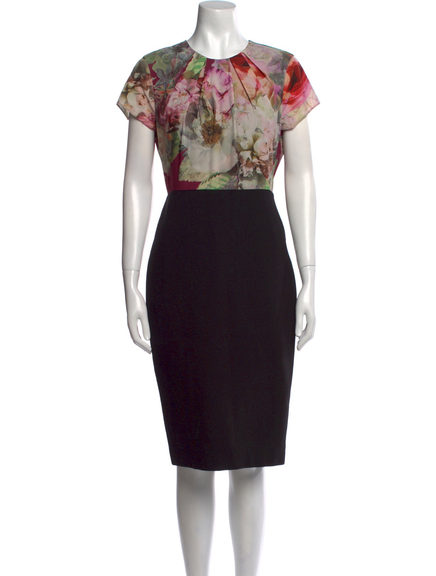 Ted Baker Floral Print Knee-Length Dress