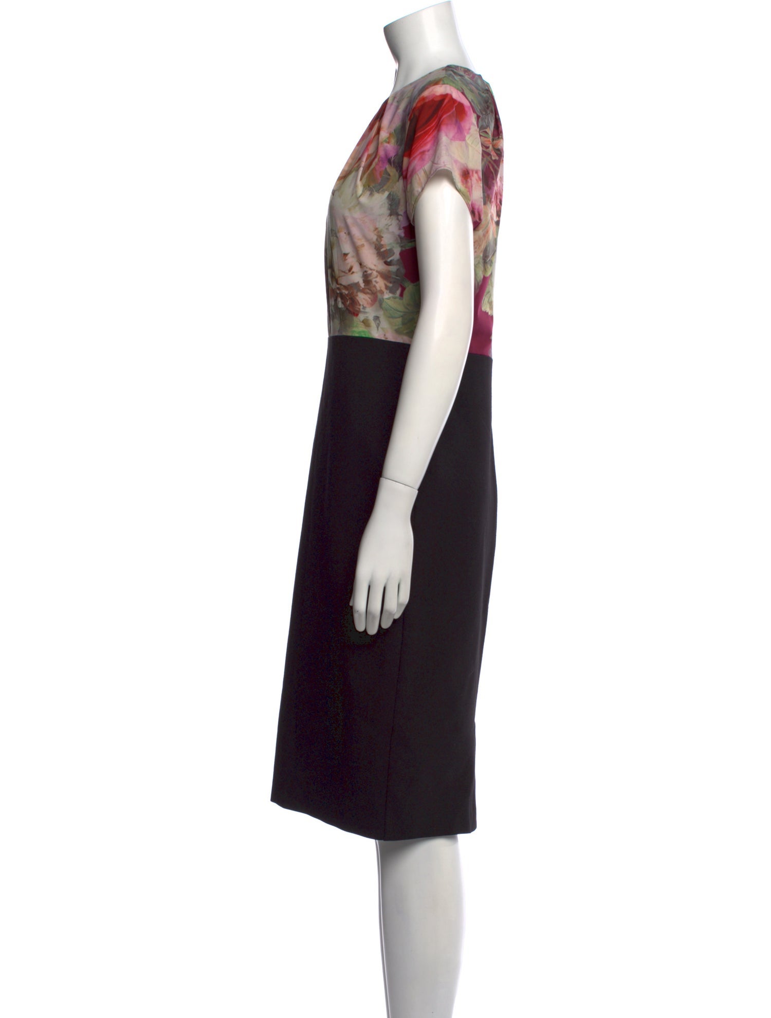 Ted Baker Floral Print Knee-Length Dress