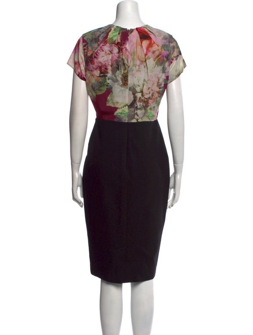 Ted Baker Floral Print Knee-Length Dress