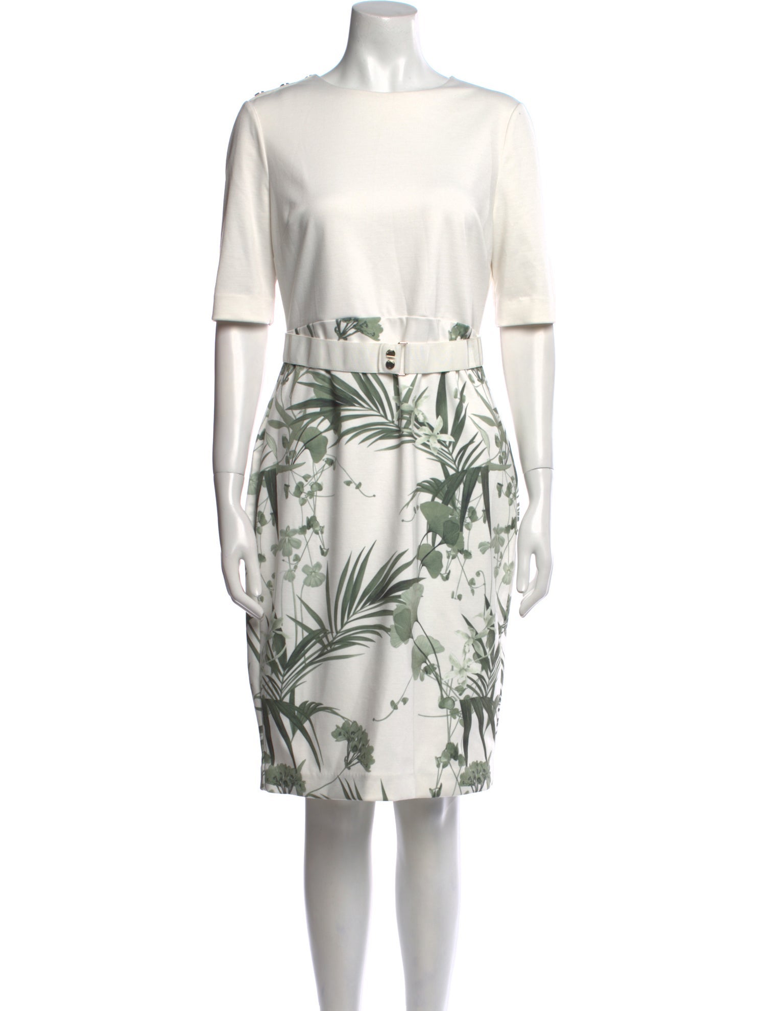 Ted Baker Printed Knee-Length Dress