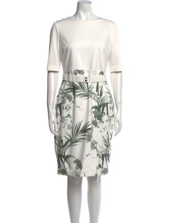 Ted Baker Printed Knee-Length Dress