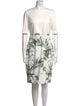 Ted Baker Printed Knee-Length Dress