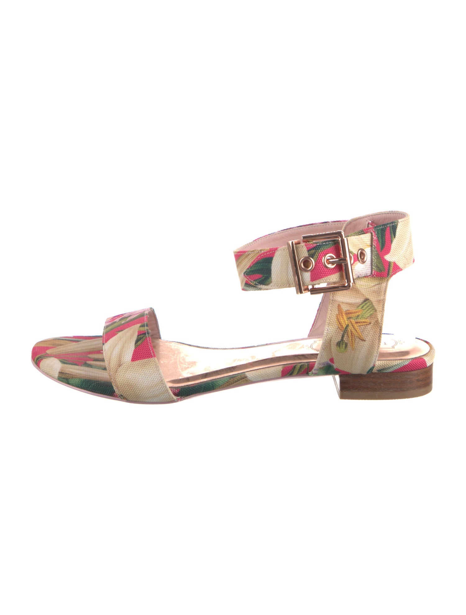 Ted Baker Canvas Printed Sandals