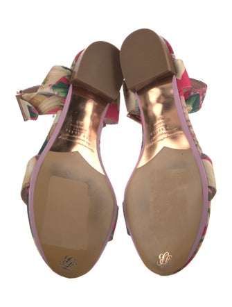 Ted Baker Canvas Printed Sandals