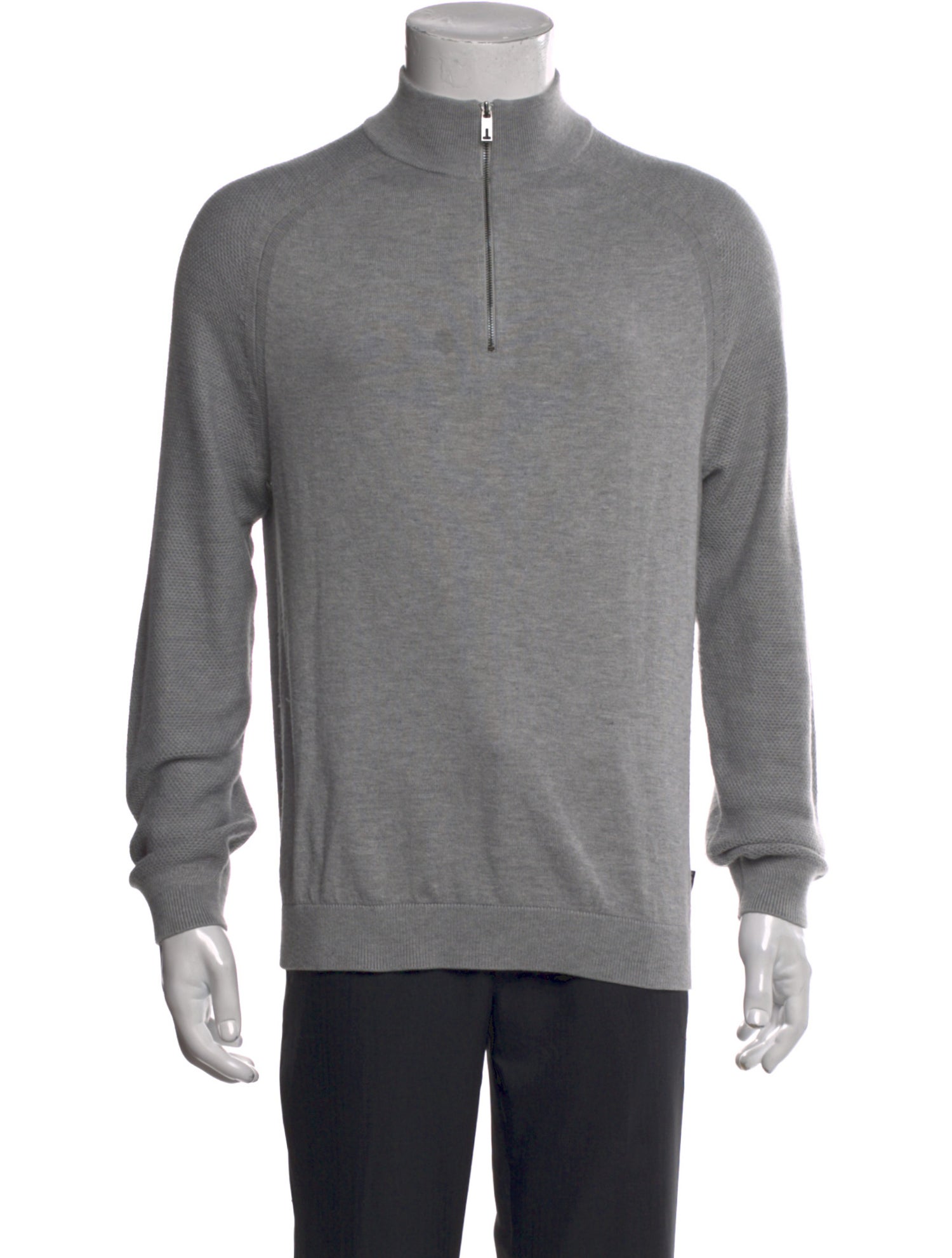 Ted Baker Mock Neck Long Sleeve Polo Sweater