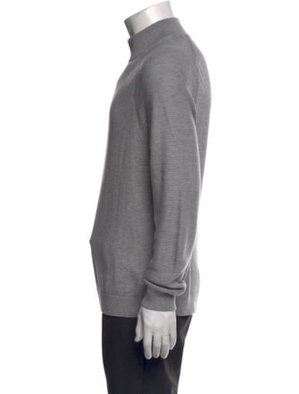 Ted Baker Mock Neck Long Sleeve Polo Sweater