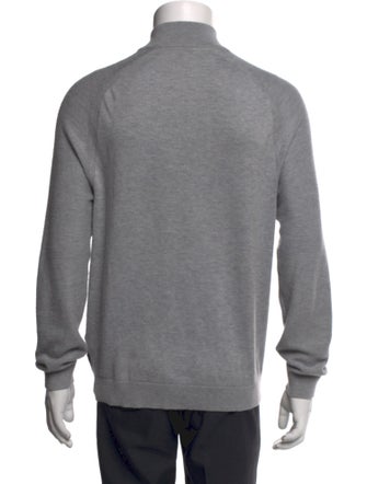 Ted Baker Mock Neck Long Sleeve Polo Sweater