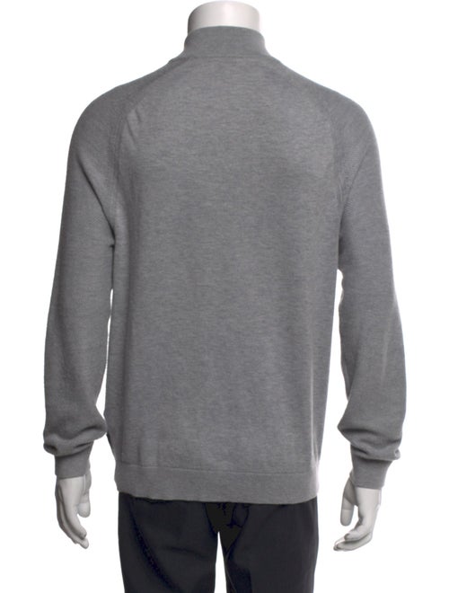 Ted Baker Mock Neck Long Sleeve Polo Sweater