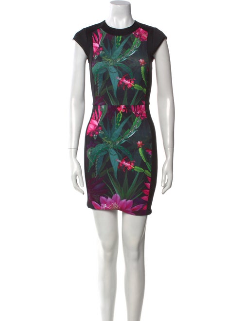 Ted Baker Floral Print Mini Dress