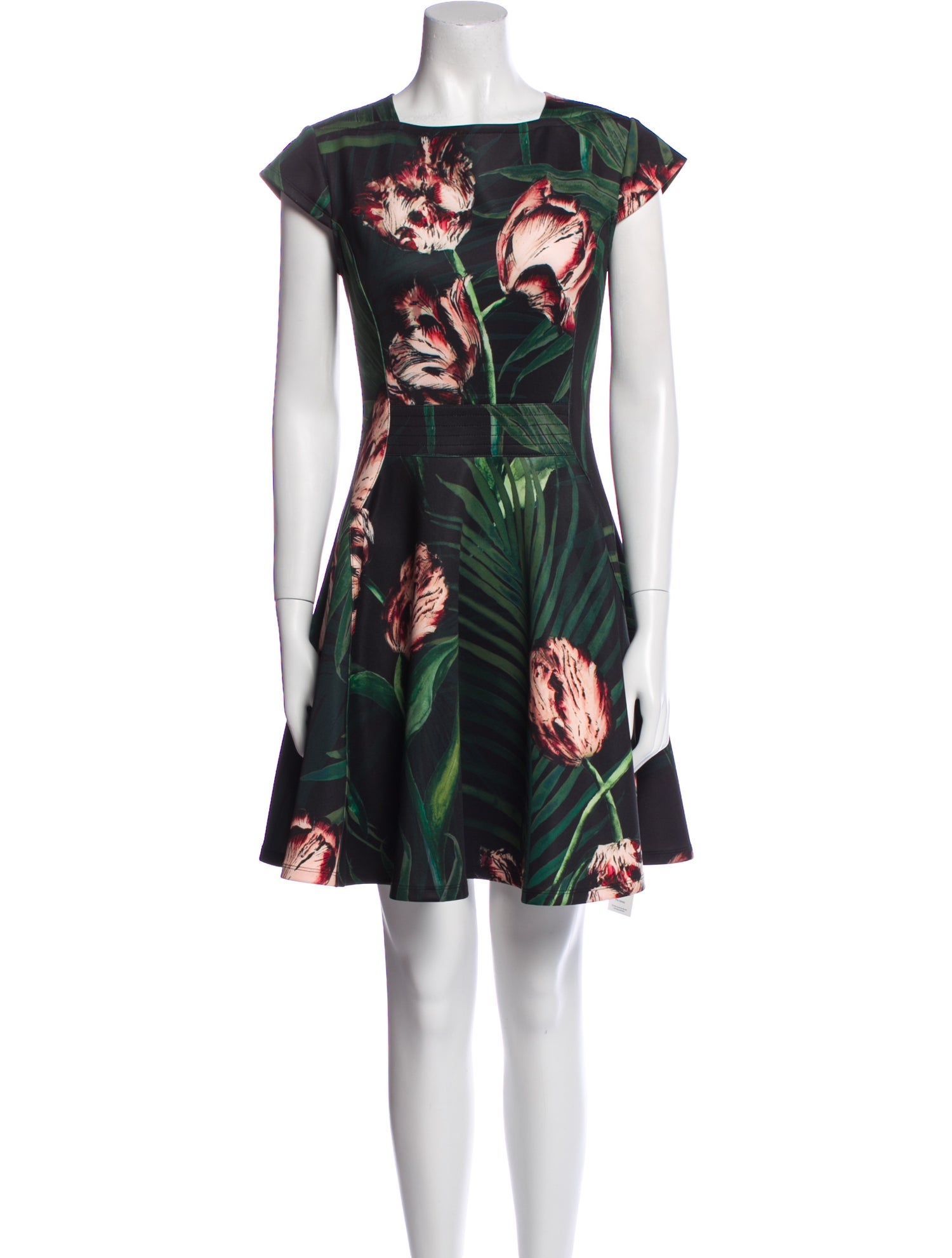 Ted Baker Floral Print Mini Dress