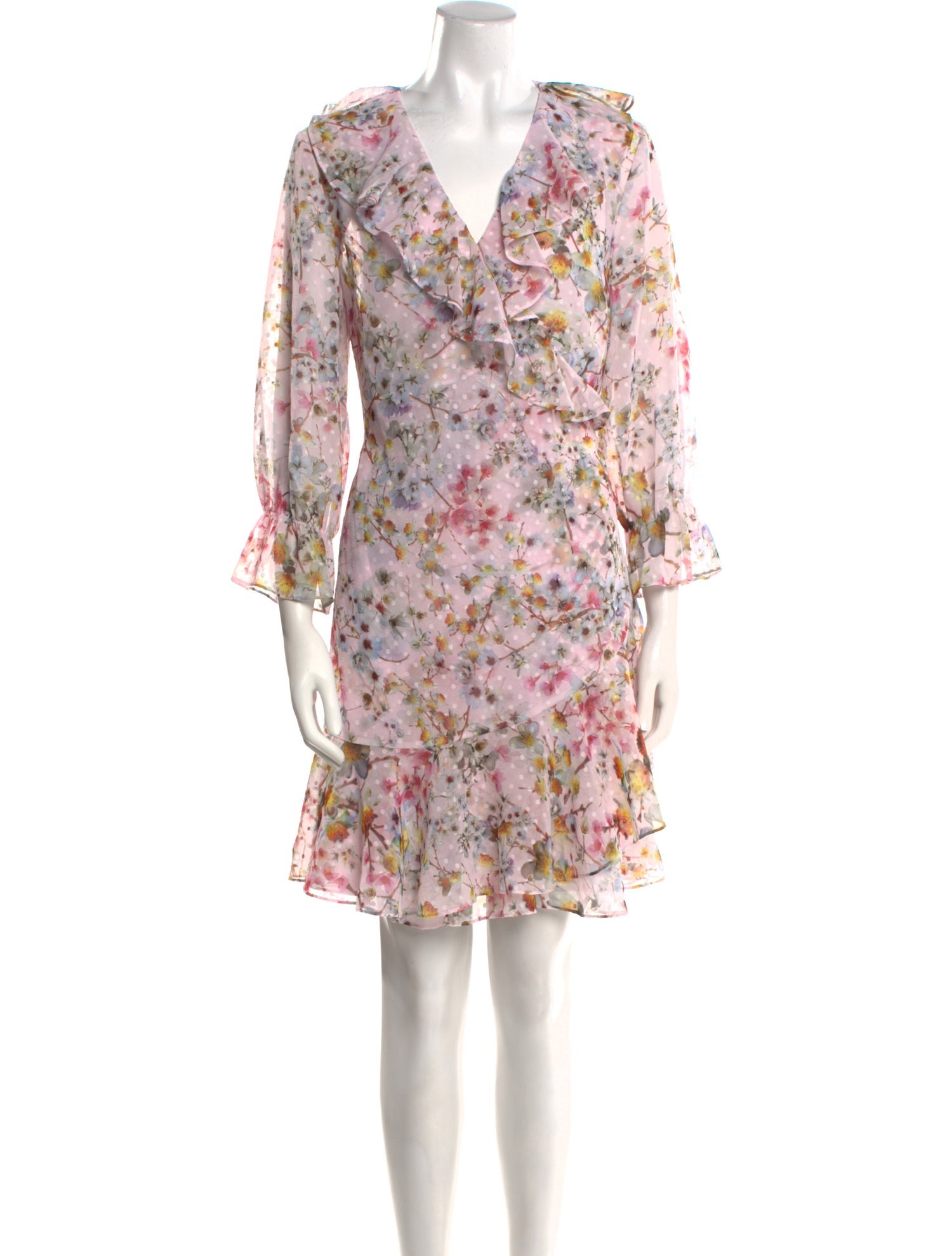 Ted Baker Floral Print Mini Dress
