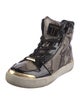 Ted Baker Embossed Leather Animal Print Sneakers
