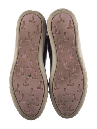 Ted Baker Embossed Leather Animal Print Sneakers