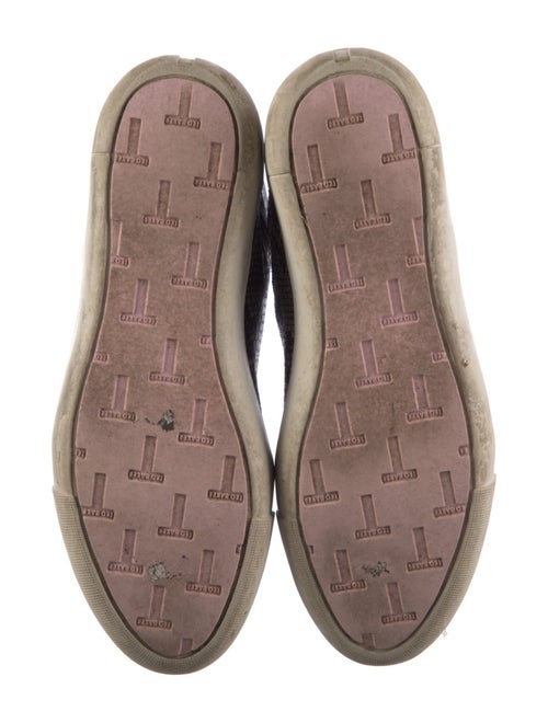 Ted Baker Embossed Leather Animal Print Sneakers