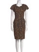Ted Baker Printed Knee-Length Dress