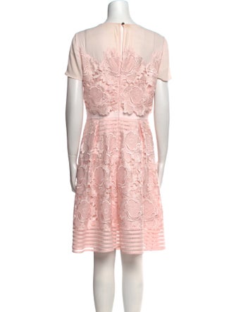 Ted Baker Lace Pattern Knee-Length Dress