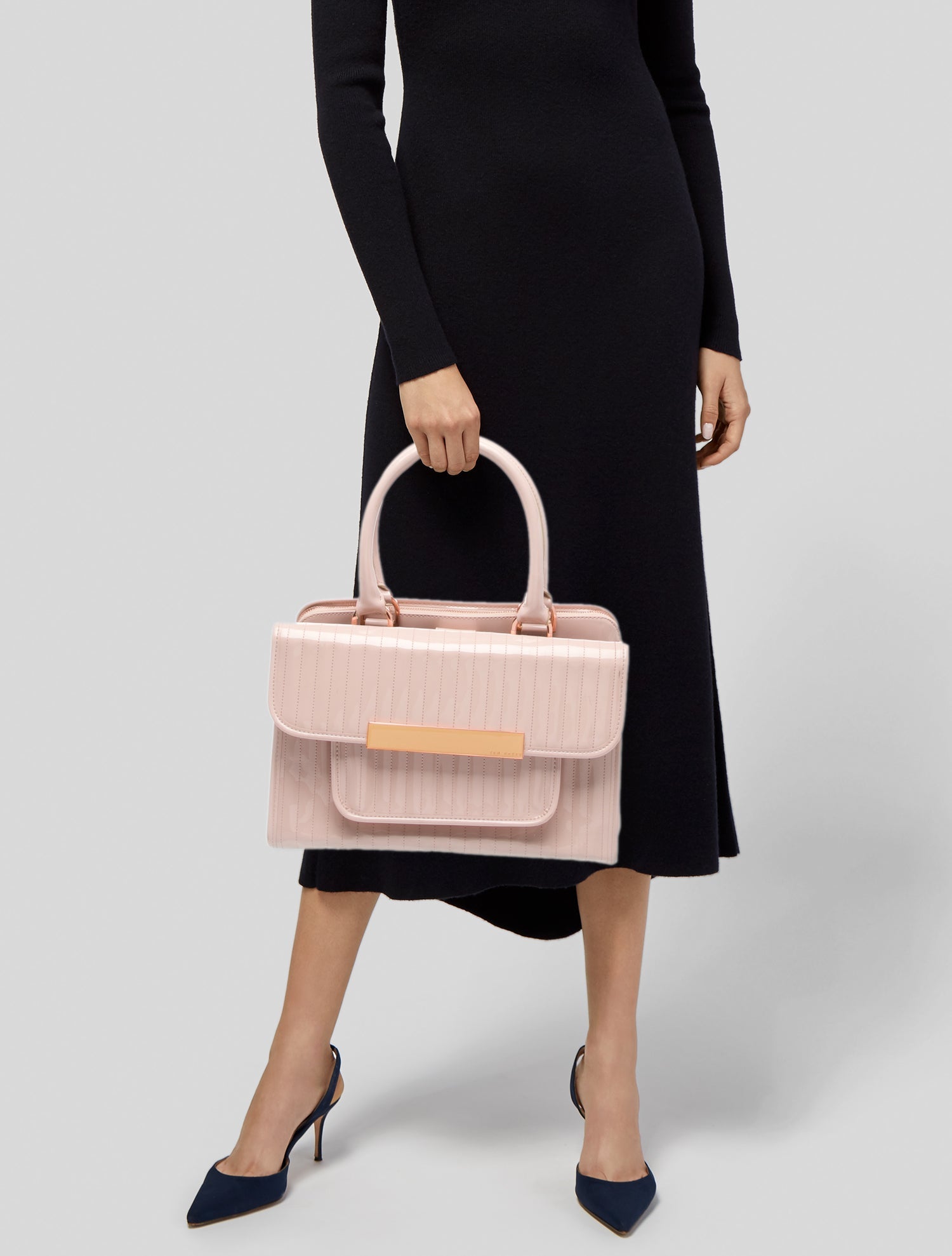 Ted Baker Quilted Top Handle Bag