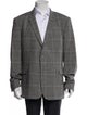 Ted Baker Wool Plaid Print Blazer