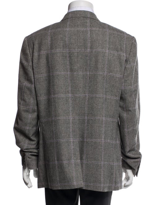 Ted Baker Wool Plaid Print Blazer