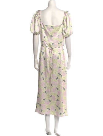 Ted Baker Floral Print Long Dress