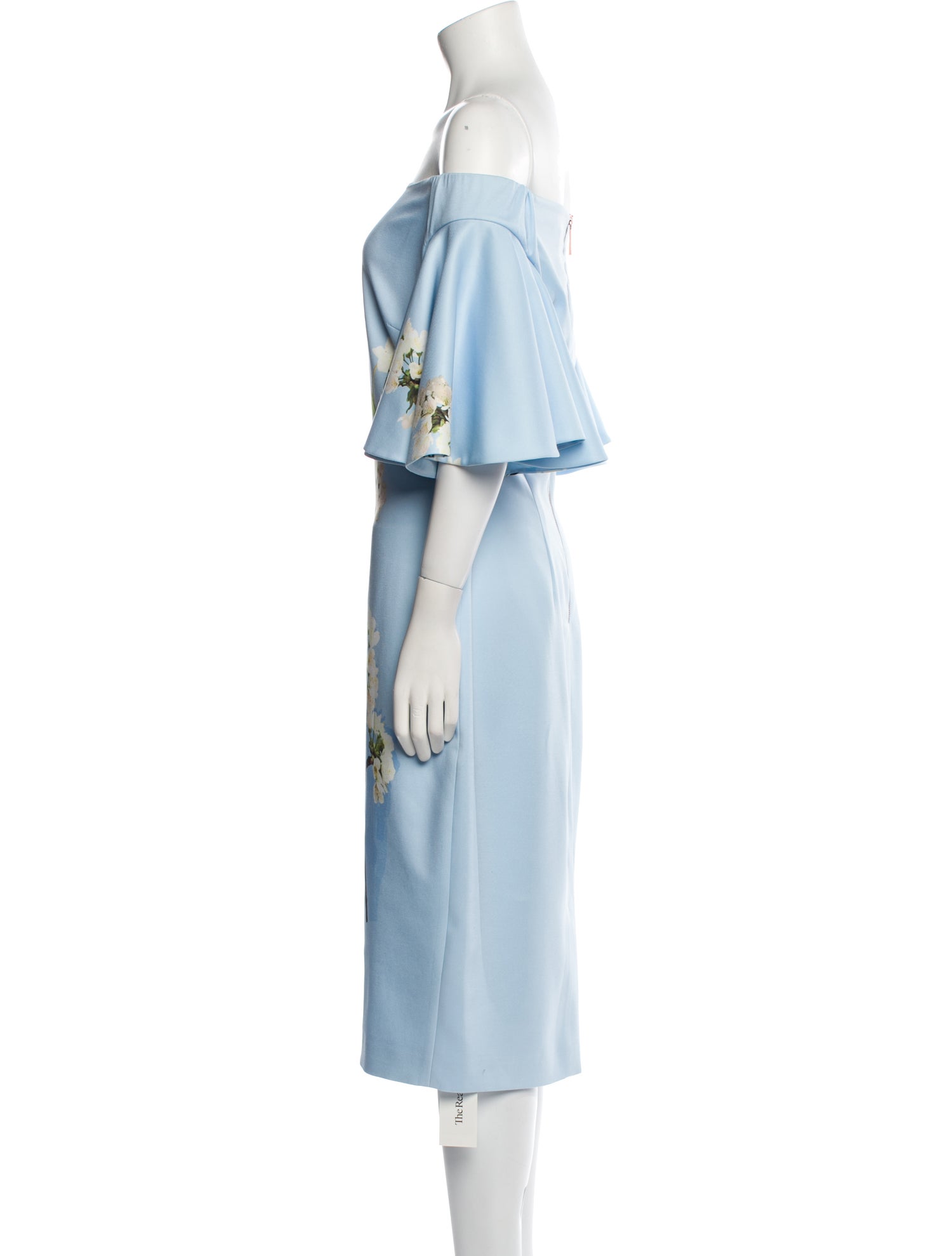 Ted Baker Floral Print Knee-Length Dress