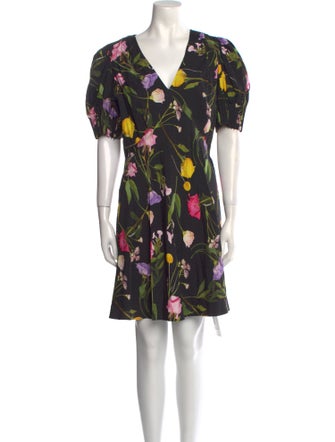 Ted Baker Floral Print Mini Dress