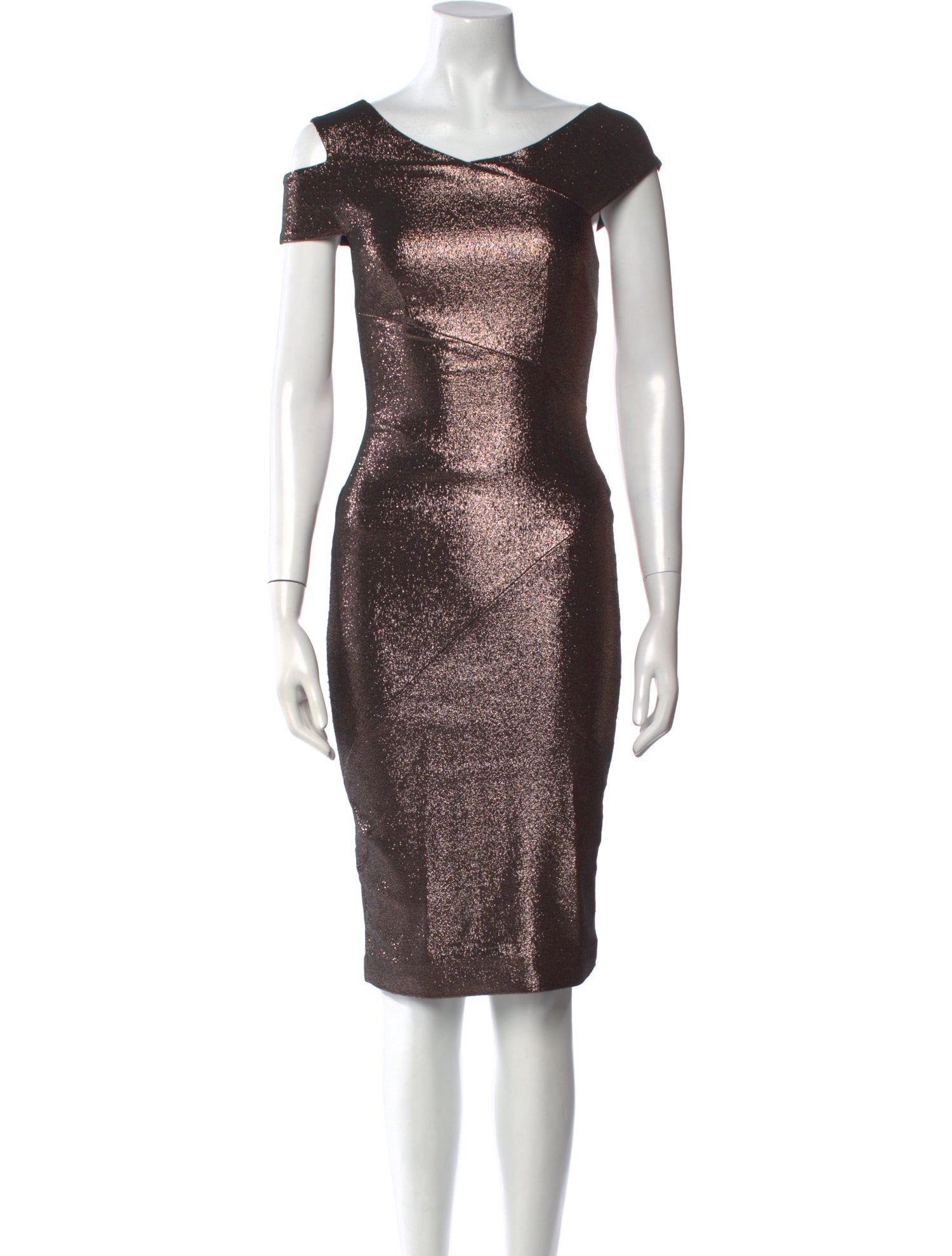 Ted Baker Bateau Neckline Knee-Length Dress