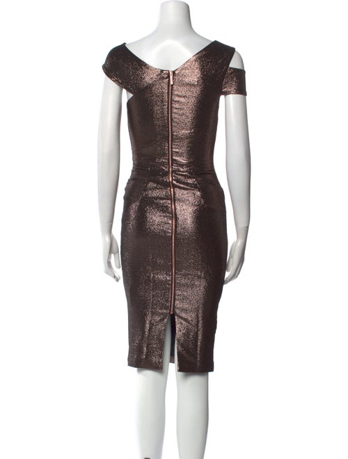 Ted Baker Bateau Neckline Knee-Length Dress